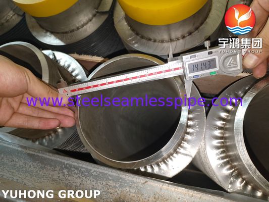 ASTM A376 TP347H Festkörper Spiral Hochfrequenzschweißrohr HFW Fin Tube mit 11Cr
