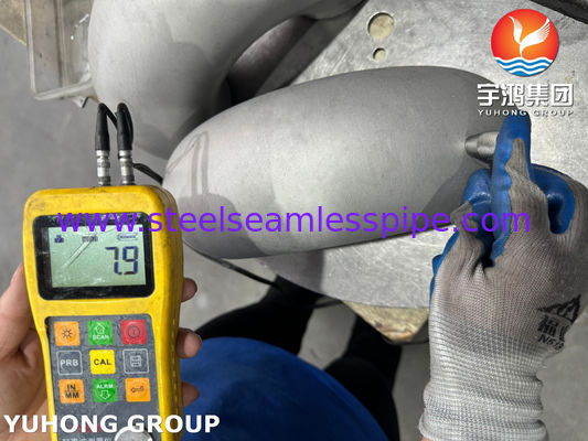 ASTM A403 WP304H Edelstahlbefestigungen mit kurzer Reichweite Elbenspalte, geschweißter Seamless B16.9