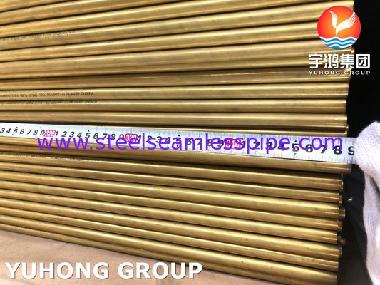 Cooper Alloy B111 C68700 O61 geglühte Aluminiummessing nahtlose Rohre für Meerwasserwärmetauscher