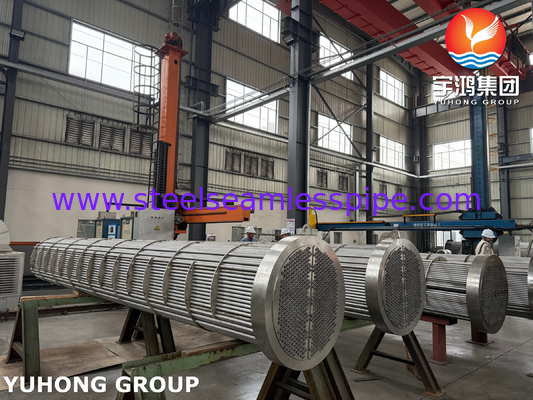 BV Inspektioniert SA182 F11 GR.2 Rohrblatt und Rohrwärmetauscher TEMA R Typ für eine optimale Wärmeübertragung