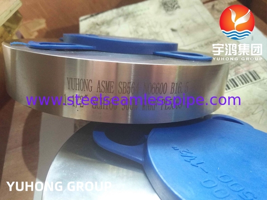 Inconel 600 (Legierung 600, UNS N06600) Nickellegierungsflansch, ASTM B564 / ASME SA564, Anschweißflansch mit erhabener Dichtfläche (WNRF)