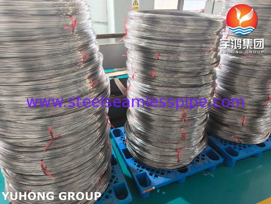 SUS304 gewickelte medizinische Kapillarrohre aus Edelstahl für Injektionsnadeln ISO9626