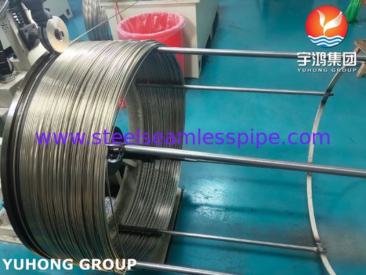 SUS304 gewickelte medizinische Kapillarrohre aus Edelstahl für Injektionsnadeln ISO9626