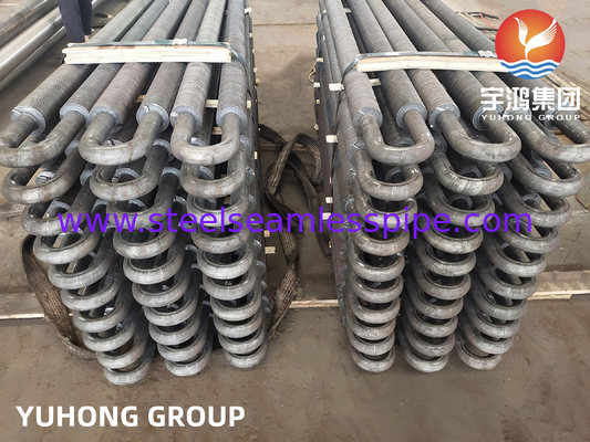 Customized Length U Bend Fin Tube In Carbon Steel 16-219mm Diameter For Industrial
