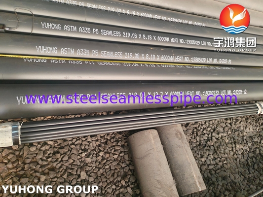 A335 P11 Seamless Pipe aus ferritischer Stahllegierung, warm bearbeitet und gut schweißbar, für Dampfleitungen und Kessel