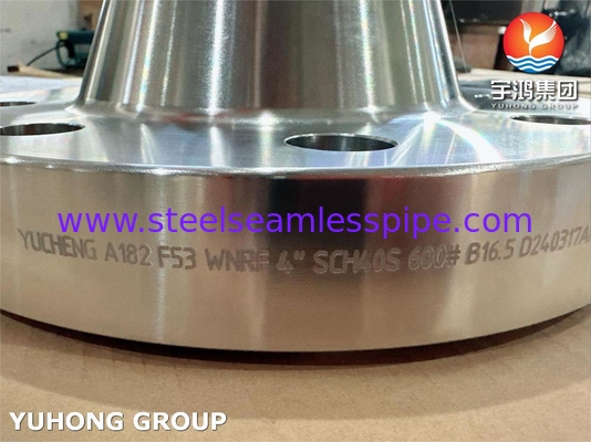 ASTM A182 F53 UNS S32750 WNRF Flansche ASME B16.5 Klasse 150-2500