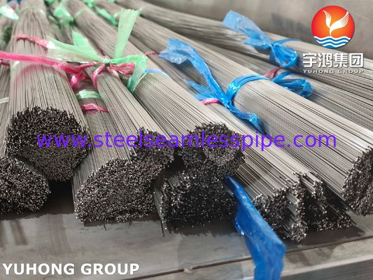 ISO 9626 SUS304 Geschweißtes Kapillarrohr aus medizinischem Edelstahl für Einwegkatheter