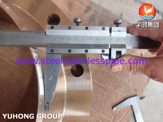 ASTM B283 C70620 Kupfer-Nickel-Legierungsflansch für Marineanwendungen