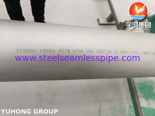 ASTM A790 UNS S37500 Super-Duplex-nahtloses Rohr aus Edelstahl