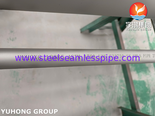 ASTM A790 UNS S37500 Super-Duplex-nahtloses Rohr aus Edelstahl