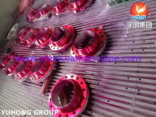 1/2" bis 24" ASTM A182 F51 WNRF Flansche Klasse 150-2500 Korrosionsbeständiger Duplex-Stahl