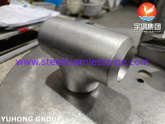 Hochdruck-T-Stück aus Edelstahl WP316L, ASTM A403-konforme Stumpfschweißfittings
