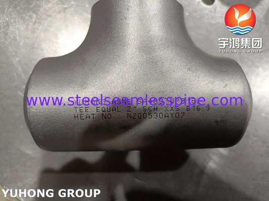 Hochdruck-T-Stück aus Edelstahl WP316L, ASTM A403-konforme Stumpfschweißfittings