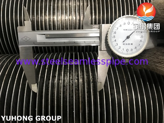 ASTM A213 T9 legierte Stahlrohre mit HFW-Rippen für die Wärme- und Kernkrafterzeugung