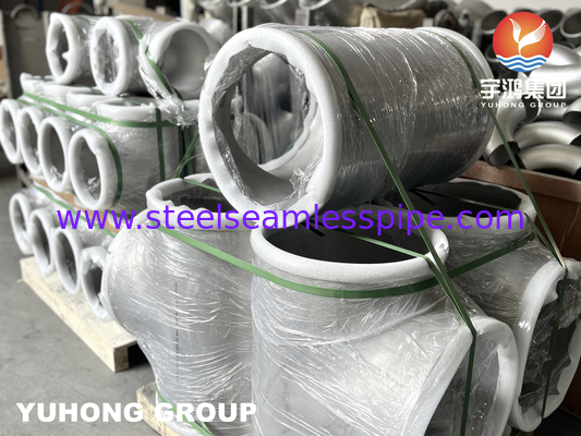 Duplexlegiertes Stahlgleich Tee, A815 S32750 / SAF 2507 Butt-Weld-Fitting, Meerwasserentsalzungssystem