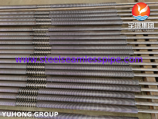 ASTM A106 Gr.B Kohlenstoffstahl U Bend HFW Solid Fin Tube für Auspuffökonomisatoren von Dieselmotoren