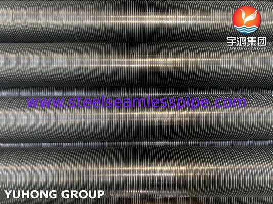 ASTM A335 P22 Legierstahlrohr mit AS Fin Material HFW Solid Fin Tube, Hochtemperaturdienst
