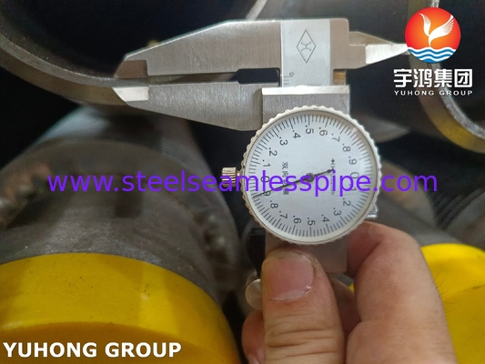 ASTM A335 P22 Legierstahlrohr mit AS Fin Material HFW Solid Fin Tube, Hochtemperaturdienst