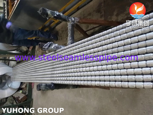 TP304 / TP304L TP316 / TP316L Edelstahl Wellrohr-Lamellenrohre für Wärmetauscher