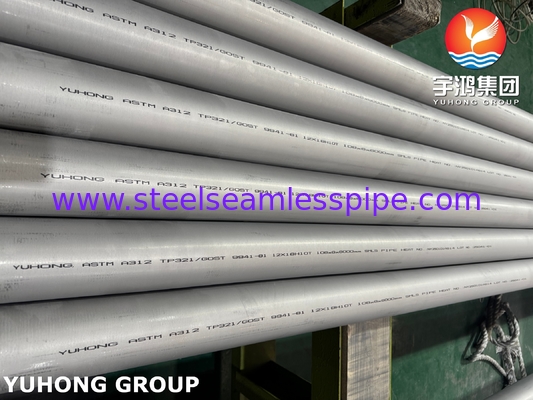 ASTM A312 TP321 UNS 32100 Nahtlose Rohre aus Edelstahl für den Ofen