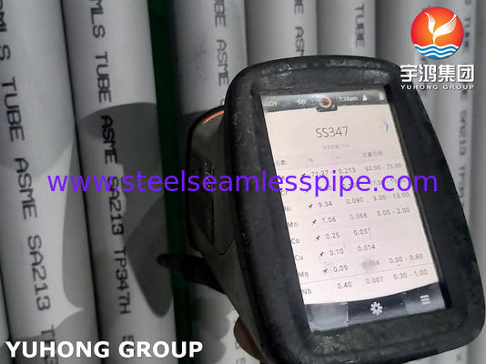 ASME SA213 TP347H Nahtloser Rohr aus Edelstahl für Superheater und Luftheizung