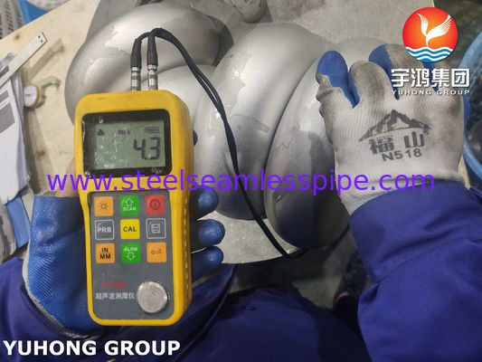 STAINLESS STEEL BUTT WELD FITTING 180° ELBOW ASTM B366 INCOLOY 800H RETURN BEND