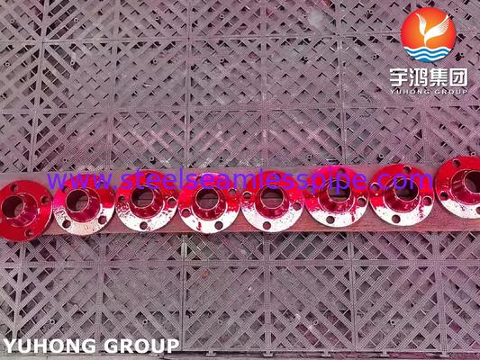 ASTM A105 Vorschweißflansch mit erhabener Dichtfläche aus geschmiedetem Kohlenstoffstahl B16.5