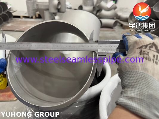 ASTM B366 WPHC276 / UNS N10276 BW Rohrbelag Hastelloy C276 Ellenbogen 45 Grad 90 Grad