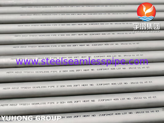 ASTM A312 TP321/321H / 12Х18Н10Т / 1.4541 Edelstahlrohr für den Hochtemperaturdienst