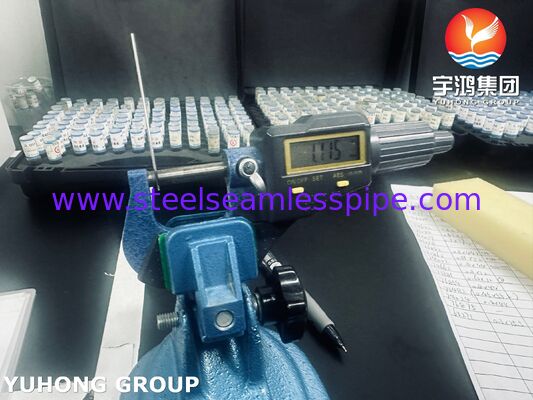 SUS304 X5CrNi18-9 Kapillarrohr aus medizinischem Edelstahl für chirurgische Geräte