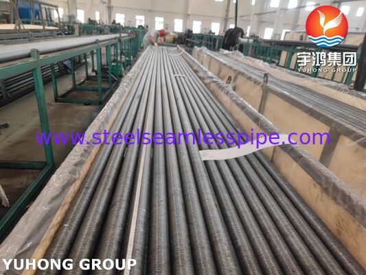 ASME SA209 Kohlenstoffstahl-Einbettungsrohr mit AL1060-Lamellen für Wärmetauscher