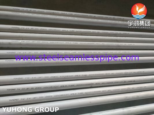 Nahtloses, nichtrostendes Rohr 12X18H10T / AISI 321 nach GOST 9941-81 für Wärmeübertrager und chemische Industrie