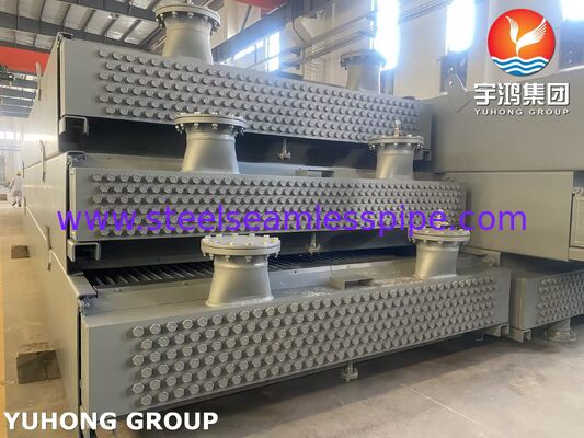 Monel 400 Luftkühler-Rohrbündel mit extrudierten Aluminiumrippen und ASME SB163 nahtlosen Rohren