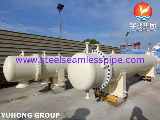 ASME U Stempel AES-Typ schwimmender Kopfwärmetauscher mit TP316L-Röhren für schwere Betriebsbedingungen