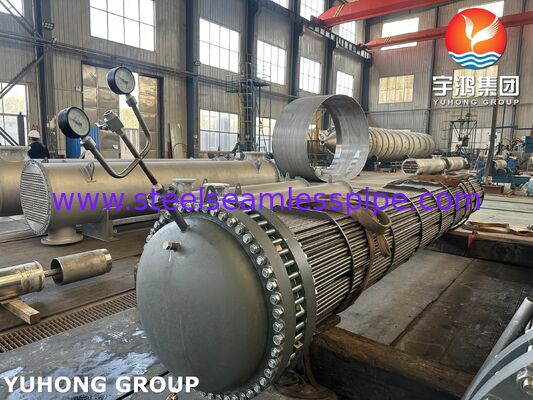 Wärmetauscherrohrbund SA350 LF2 CL1 Rohrblatt SA334 Gr.6 U-Bendrohr