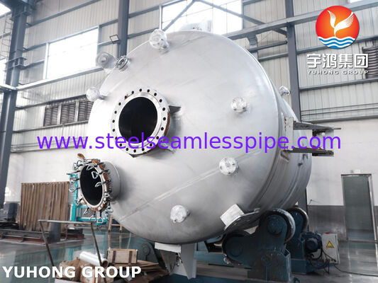 ASME U Stamp zertifiziertes Verkleidetes Reaktorgefäß aus SA516 Gr.70 Kohlenstoffstahl mit Rührgerät zum Mischen