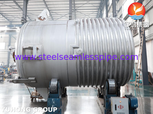 ASME U Stamp zertifiziertes Verkleidetes Reaktorgefäß aus SA516 Gr.70 Kohlenstoffstahl mit Rührgerät zum Mischen