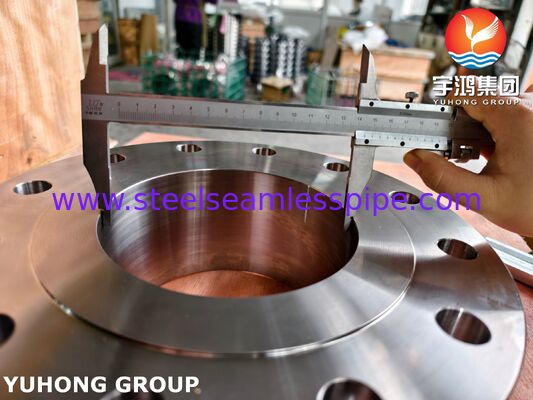 ASTM B564 N04400 Monel 400 Nickellegiertes Stahl geschmiedet Blind-Raised-Fläche