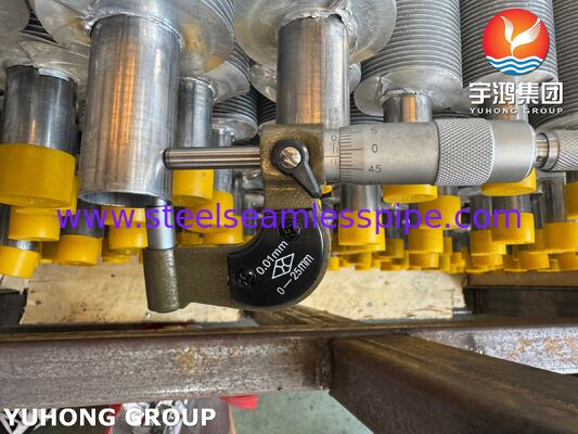 EN 10217-7 1.4301 Extrudierte Rippenrohre für Kessel und Luftkühler