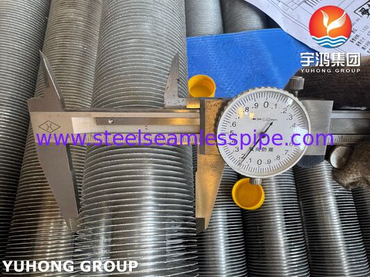 EN 10217-7 1.4301 Extrudierte Rippenrohre für Kessel und Luftkühler