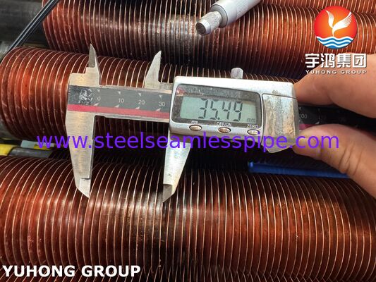 Eingebettete Flossenröhrchen für Kessel und Ökonomizer A106 Gr.B Basis Kupferflossen