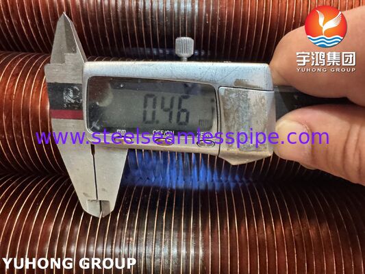 Eingebettete Flossenröhrchen für Kessel und Ökonomizer A106 Gr.B Basis Kupferflossen