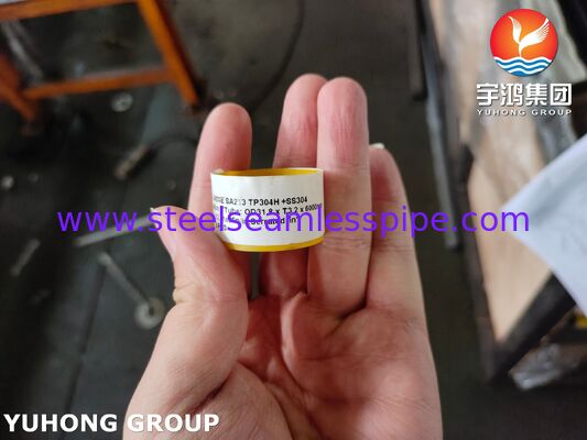 Hochfrequenzgeschweißtes zerknitztes Flossenröhrchen TP304H Basis / SS304 Flossen