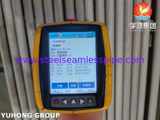 ASTM A269 TP304 ((UNS S30400) Edelstahl nahtlos / geschweißtes Rohr für Korrosionsbeständigkeit und hohe Niedertemperaturindustrie