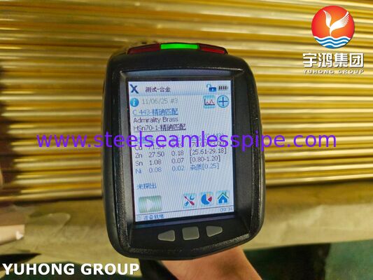 ASTM B111 / ASME B111 C44300 O61 Kupfernickellegierte Röhre