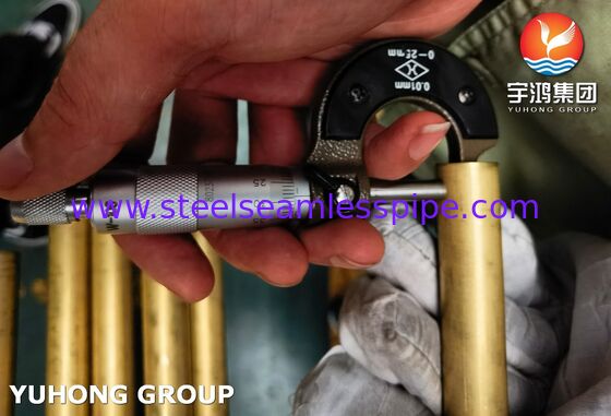 Anwendungen für Kondensatoren und Wärmetauscher ASTM B111 C68700 Kupfernickelrohr