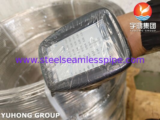 ASTM A269 TP316L Edelstahl-Bright Annealed Coiled Tube für die Anwendung von industriellen Flüssigkeiten