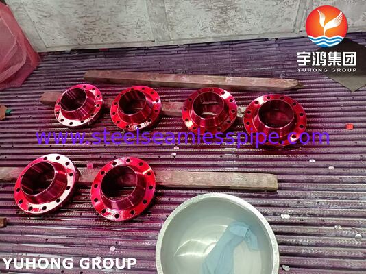 ASTM B564 UNS N08825 Nickellegierte Flansche mit Korrosionsbeständigkeit und Hochtemperaturfestigkeit für industrielle Systeme