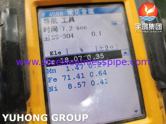 ASTM A403 WP304H-S Fitting Elbow für den industriellen Bereich, Edelstahlrohrfitting