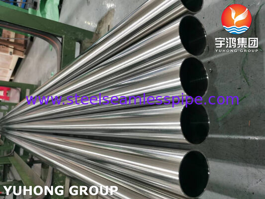 Sanitärröhre ASTM A270 TP316L aus Edelstahl nahtloses helles gegießtes Rohr für die Bierindustrie
